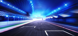 科技灯光公路汽车海报全国交通安全日背景模板